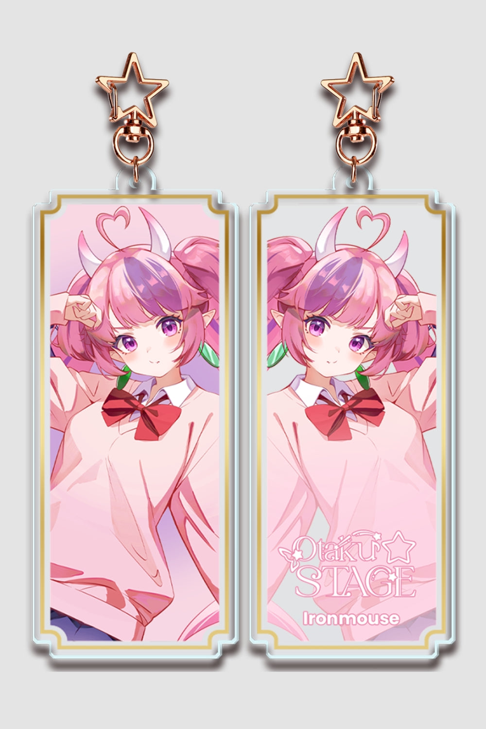 Otaku★STAGE! Ironmouse Keychain