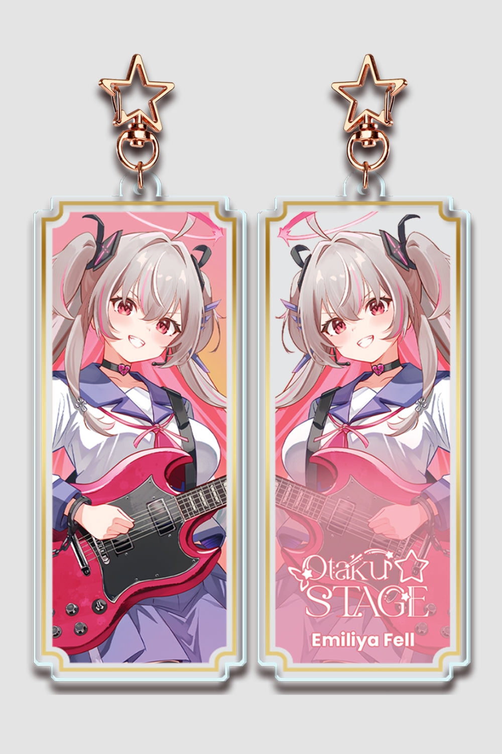 Otaku★STAGE! Emiliya Fell Keychain